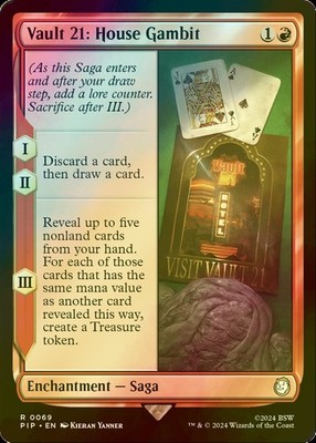 MTG Vault House Gambit No.069 FOIL PIP English