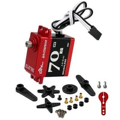 Diymall 70Kg Digital Servo, Waterproof, High Torque, Brushless Motor, Gear Serv_