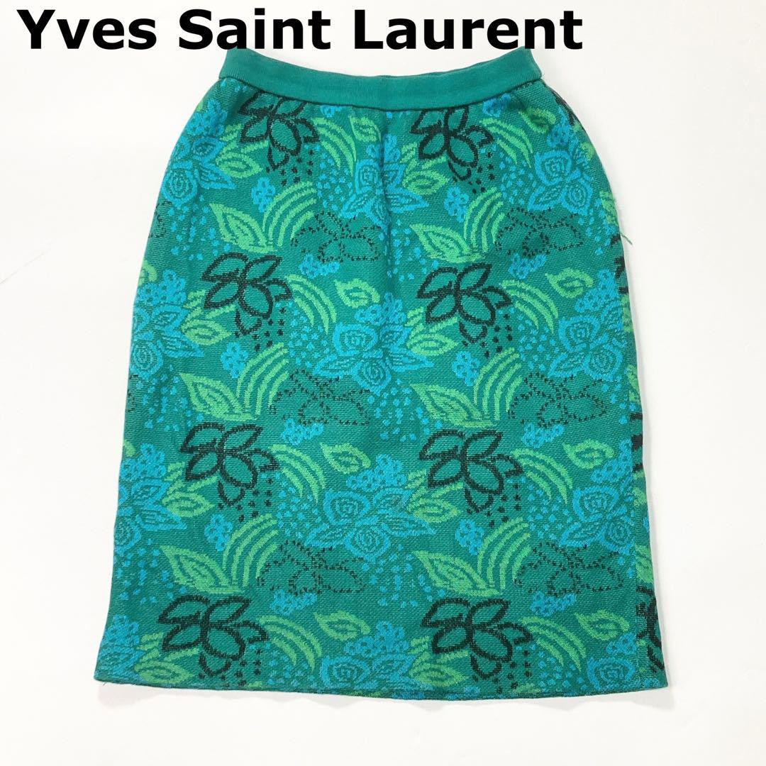 Yves Saint Laurent 90's 花柄ニット Yves Saint Laurent 90's 花柄ニット