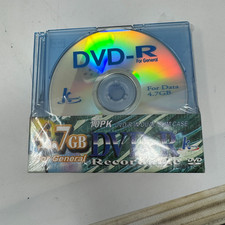 KHypermedia 120 Minute/4.7 GB 2.4X DVD-R Discs (10-Pack with Dual Slim Jewel)