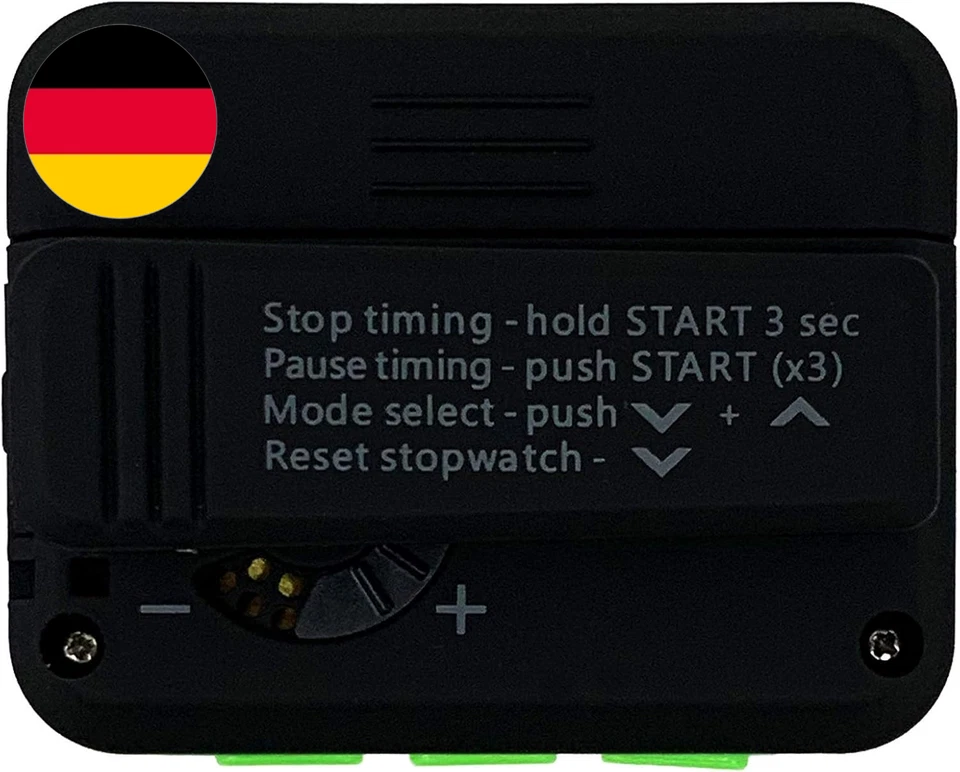 Gymboss plus Intervall Timer Und Stoppuhr Uhrenarmband - Bundle (SCHWARZ/GRÜN SO - Bild 3 von 4