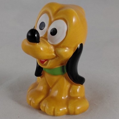  Walt Disney Baby PLUTO 2.25'' Ceramic Figurine Japan Mickey Mouse's Dog Puppy