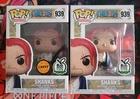 Funko Pop One Piece Shanks #939 Big Apple Collectibles Exclusive Chase W/protect