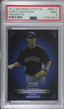 2012 Bowman Sterling Prospects Corey Dickerson #BSP17 PSA 9 MINT 1c7