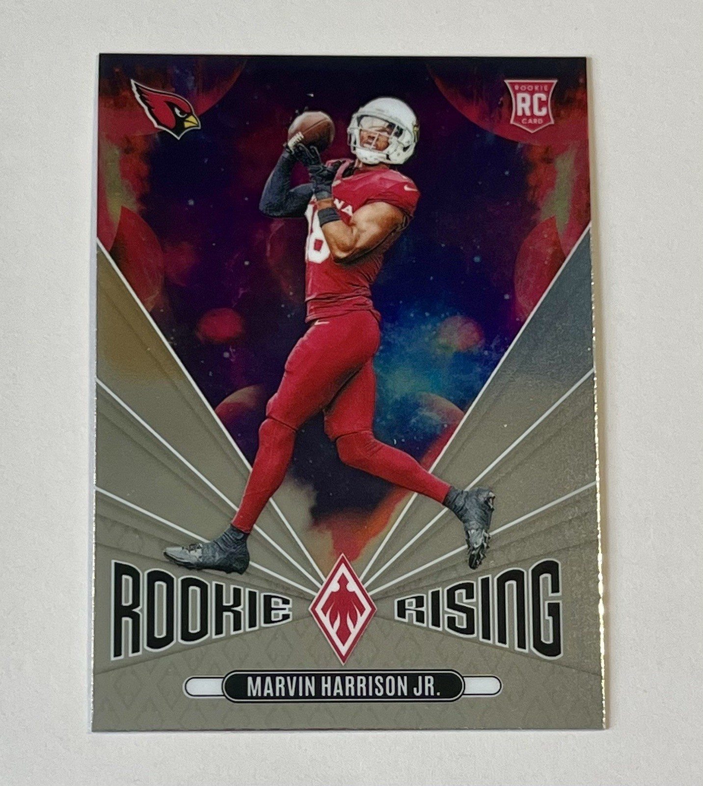 2024 Panini Phoenix Marvin Harrison Jr. Rookie Rising #RR-MHJ Arizona Cardinals