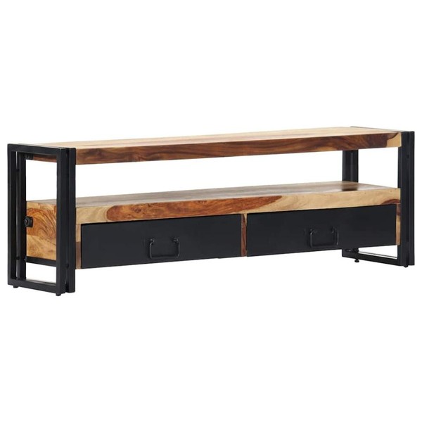 Tv-Schrank 120X30X40 Cm Massivholz Akazie-image