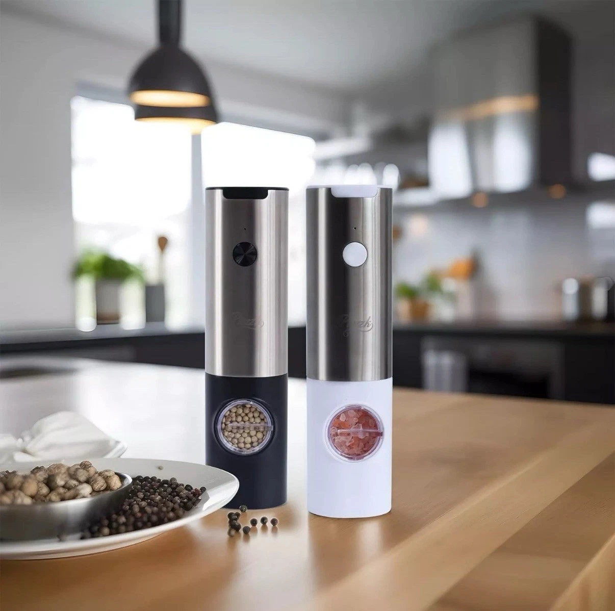 Electric Salt and Pepper Grinder Rechargeable USB - New In Box