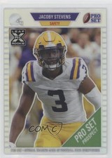 2021 Leaf Pro Set Metal Silver Rainbow 5/20 JaCoby Stevens #34 1b9b