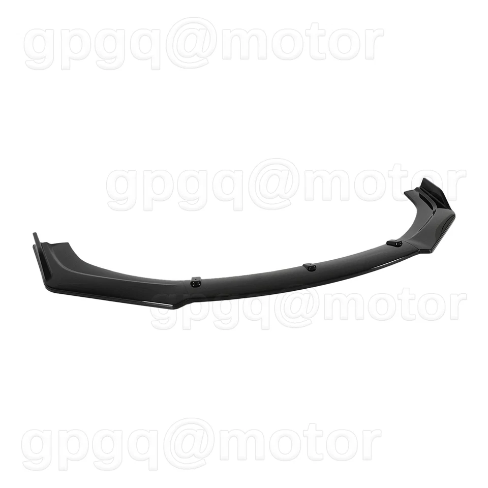 Parachoques delantero negro divisor de labios para Lexus IS250 IS350 F-Sport 2014-2016 estilo V2 Foto 3 de 4