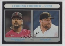 2024 Topps Heritage High Number Chrome Black Border 38/75 David Bednar #313 0s2