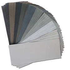 45 Pack Wet and Dry Sandpaper Sheets 400 to 3000 Grit 9 x 3.6 Inch
