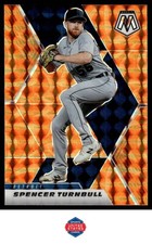 2021 Panini Mosaic #182 Spencer Turnbull Reactive Orange