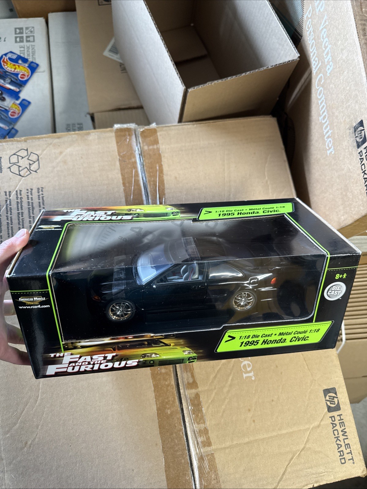 RARE! Ertl Collectibles 1:18 Diecast 1995 Honda Civic Fast a