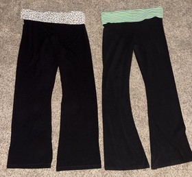 Huge Lot Victoria Secret PINK Flare Yoga Pants Leggings large Regular L