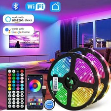 5V USB LED Strip Lights TV Back Light 5050 RGB Color Changing with 24Key Remote