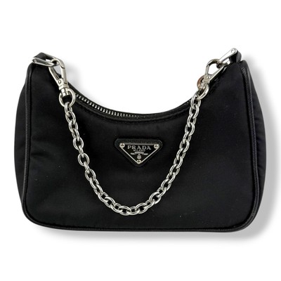 Prada Re-Editon 2005 Black Re-Nylon Mini Handbag