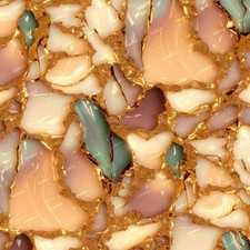 Gold Veined Onyx 24 - 20" x 38" Hydrographic Film Hydro Dipping