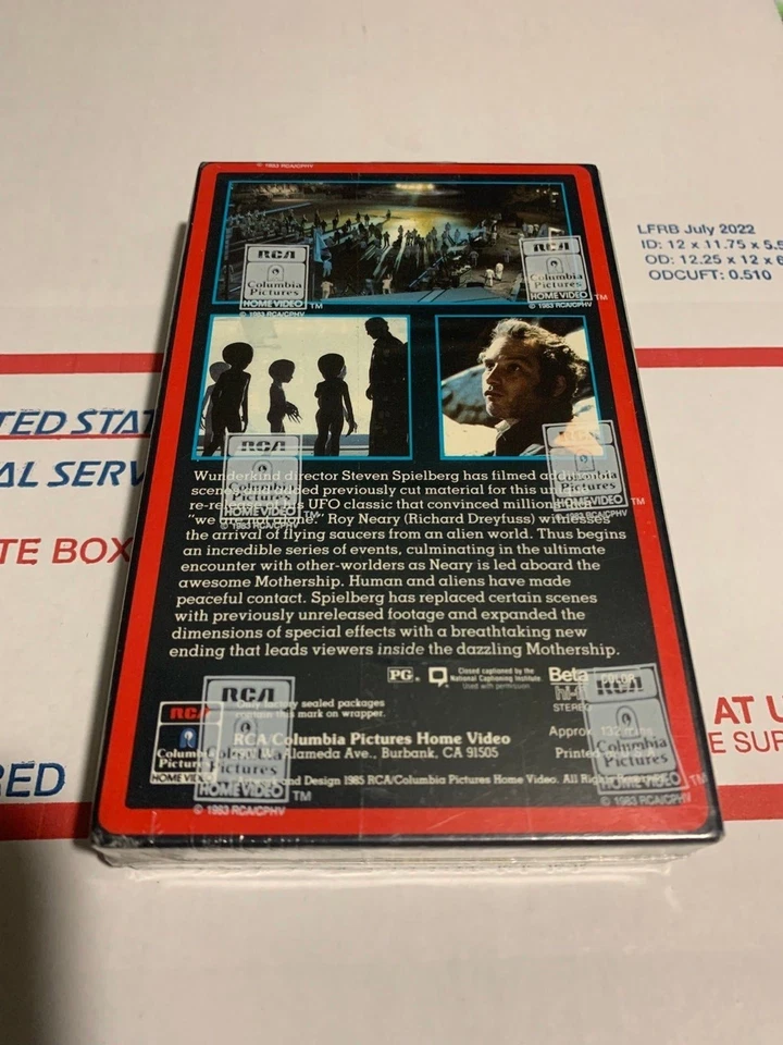 Close Encounters Of The Third Kind RCA 1985 SEALED NEW Back Watermarks BETAMAX - Image 3 of 4