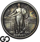 1917 Standing Liberty Quarter Type 1, Choice AU+