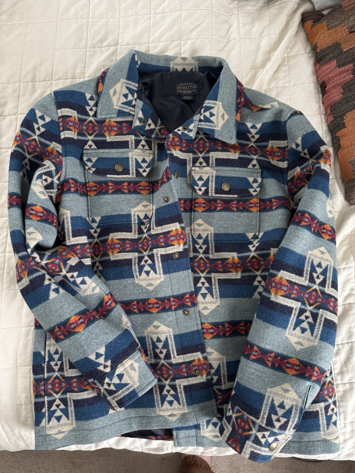 Pendleton Horizon Cross Button Front Wool Jacket - image 1