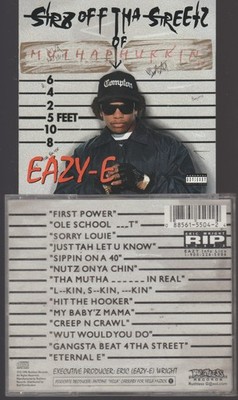Easy-E Str8 Off Tha Streetz of Muthaphu CD (ECD5) N.W.A Eric Wright - Madcjay