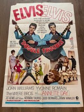 Elvis Presley original movie poster Double Trouble 27 X 41 (1967)