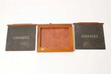 C13502~ ROCHESTER OPTICAL PREMIER CAMERA PLATE HOLDER- Fully Working - USED