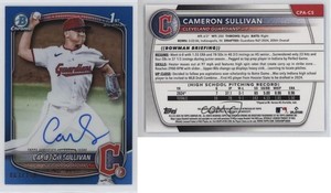 2025 Bowman Chrome Prospect Blue Refractor /150 Cameron Sullivan #CPA-CS Auto