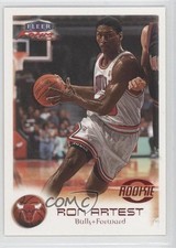 1999 Fleer Focus Rookie /3000 Metta World Peace Ron Artest (With Basketball) 0d3