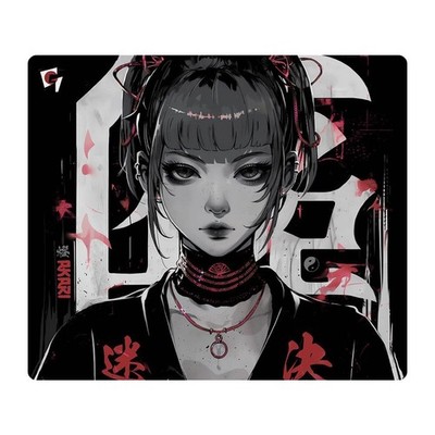GLSSWRKS Akari Premium Red Glass Mousepad 490x420x3,75mm ungeöffnet