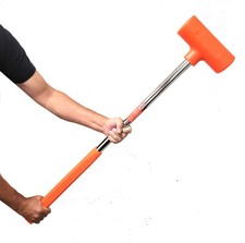 10 Lb Dead Blow Hammer Non-marring Rubber Head Non-slip Grip Heavy Duty