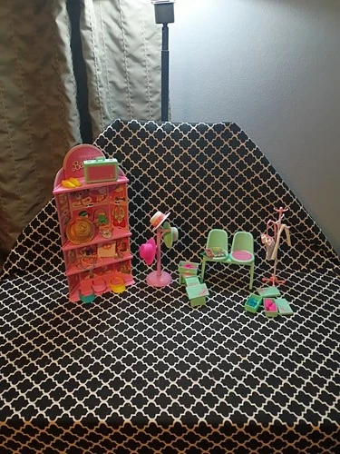 Vintage 1988 Mattel Barbie Step 'N Style Accessories