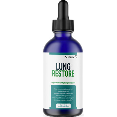 Lung Restore Drops For Healthy Lung Function, Lung Wellness Genuine 60ML