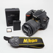 Nikon D3500 24.2MP with 18-55mm VR Lens Kit DSLR Camera - 13K Clicks!