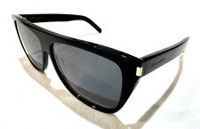 SAINT LAURENT YSL Black Squared Sunglasses SL 1 - 002 AUTHENTIC - NEW