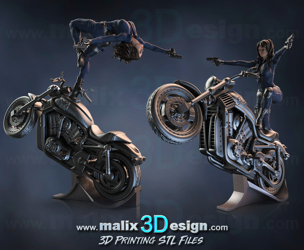Statue Agent of S.H.I.E.L.D impression 3D pour diorama et peinture miniature