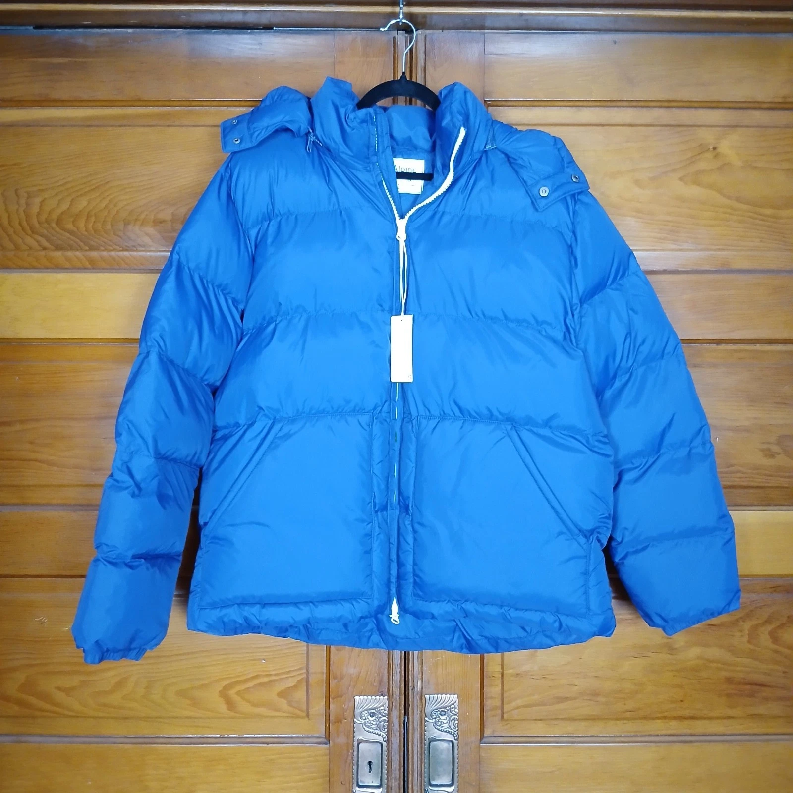 NWT Alpine Design Puffer Jacket Quilted Winter Fall Coat Men's XL Space Blue