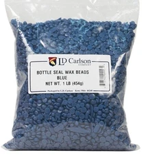 Bottle Seal Wax Beads - Blue