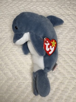 Vintage 1996 TY Beanie Babies Collection - Echo the Dolphin w/ Tags