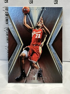 LEBRON JAMES LOS ANGELES LAKERS 2005 UPPER DECK SPX BASKETBALL CARD #15