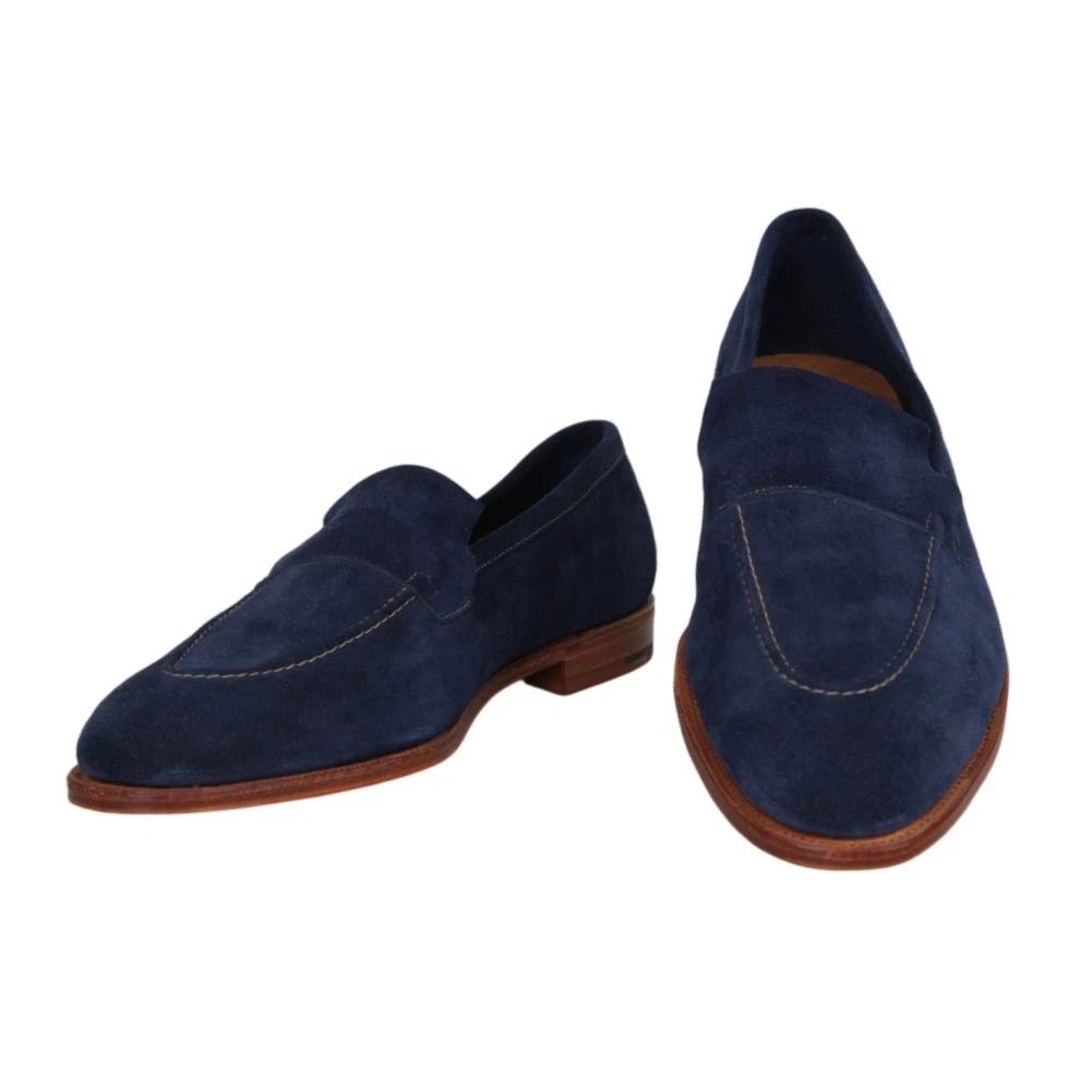 John Lobb Summer Seude Loafer, Blue with Leather Sole BNIB - 10UK/11US s-l400.jpg main image 3