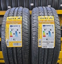 2 GOMME NUOVE GITI 215/65 R16 98H PREMIUM SUV PX1 ESTIVE M+S PNEUMATICI 2156516