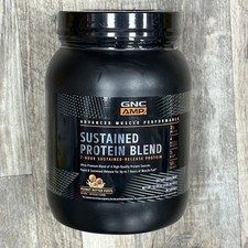 GNC AMP 7 Hours Sustained Protein Blend Peanut Butter Puffs 2.04lb - Note Exp 13.72 per gallon