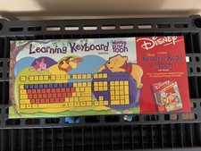 NEW Disney "Winnie the Pooh" Computer Learning Keyboard w/ reading software
