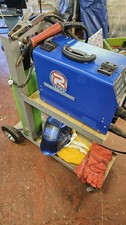 R Tech 180 Mig Welder With Trolley, Gas Bottle, Parweld Auto Helmet, And Gloves