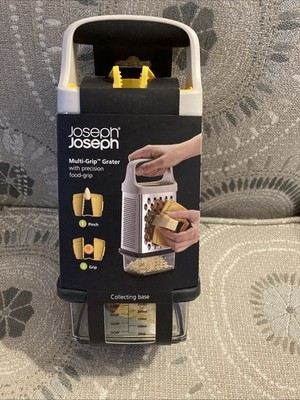 Joseph Joseph, Multi-Grip Grater, w/Precision Food Grip, Yellow