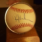 Ricky Henderson signed baseball...