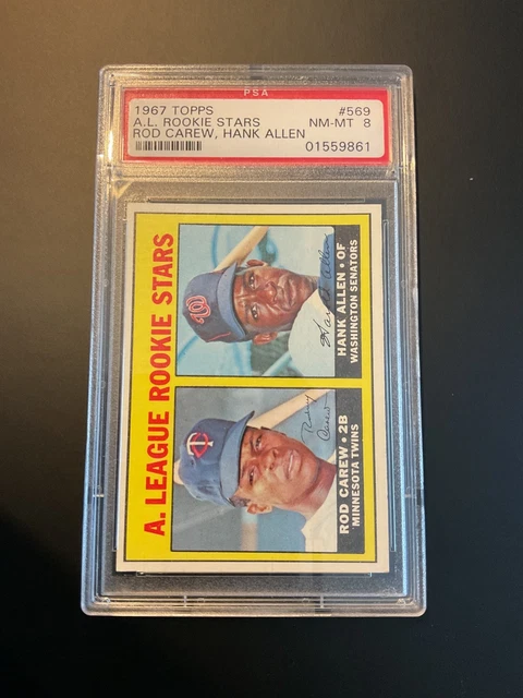 1967 Topps Rod Carew PSA 8