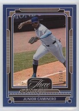 2025 Panini Three and Two Navy Blue 8/25 Junior Caminero #81 o7m