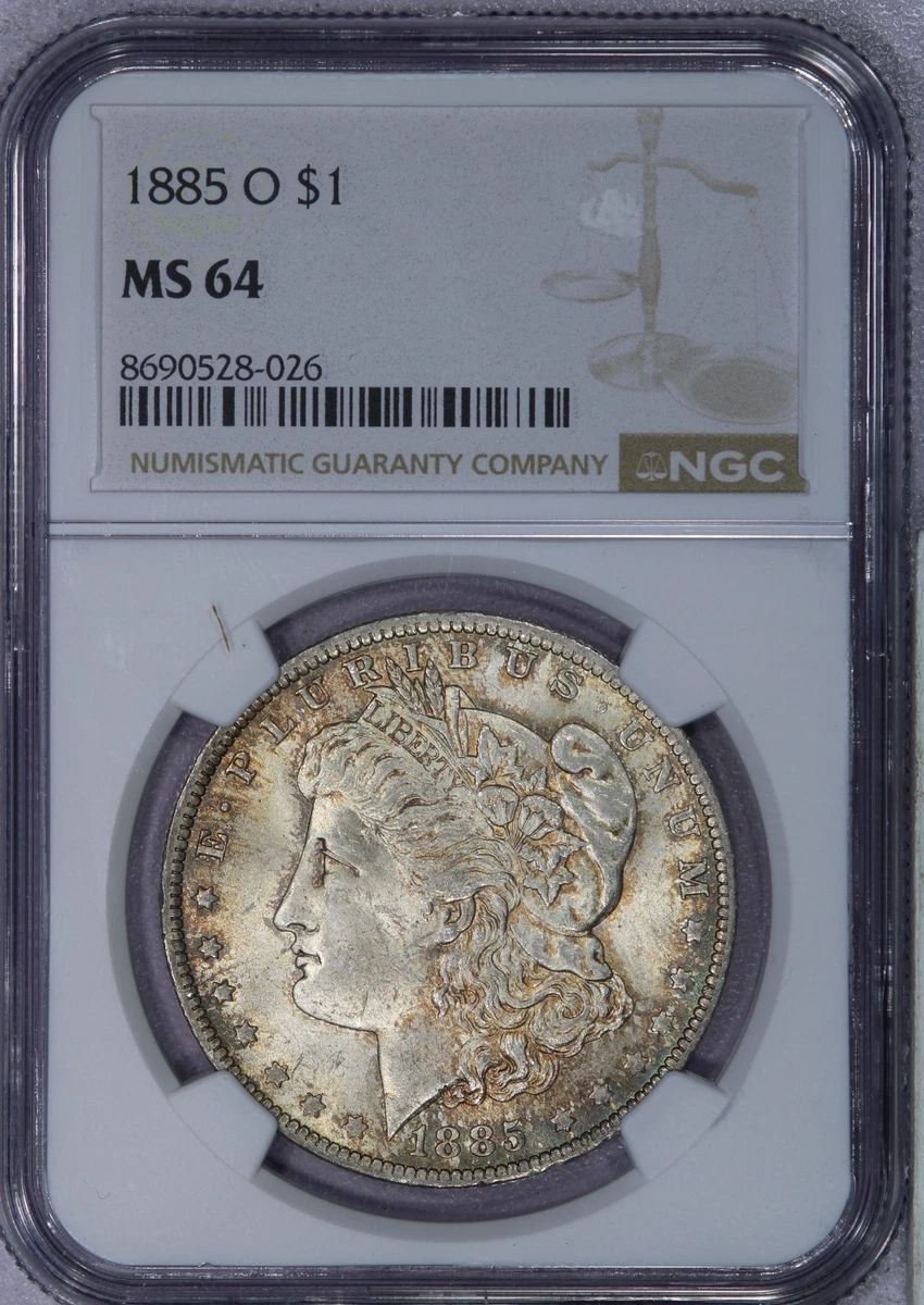 Uncirculated Silver 1885 Year Morgan US Dollars (1878-1921) for